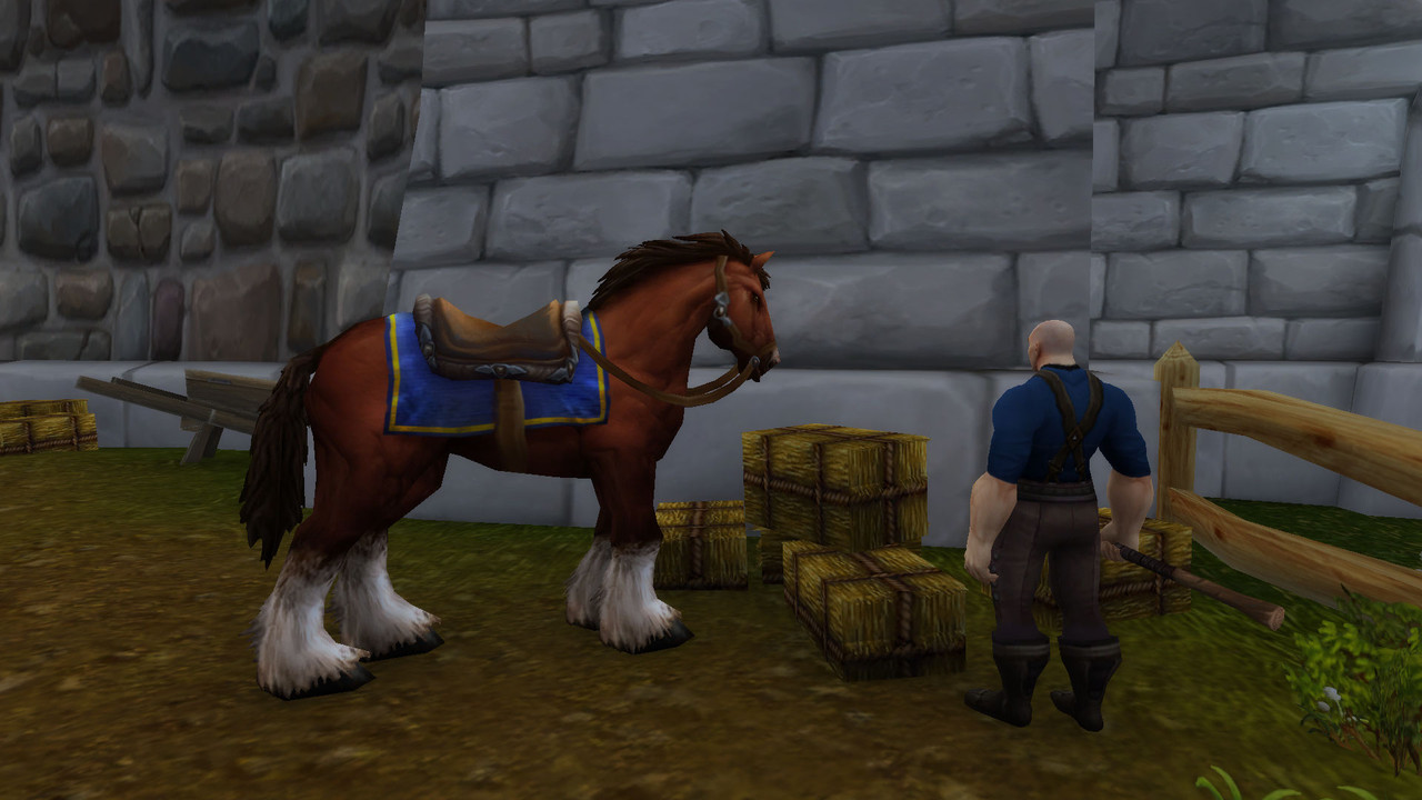 When Mounts Required Bag Space and Training: The Vanilla Economics of Riding Skills